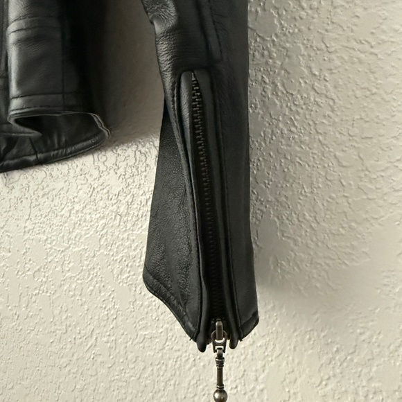 Harley Davidson Women’s Genuine Leather Riding Jacket 2009 Black medium - Picture 11 of 16
